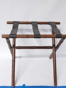 Vintage Faux Bamboo Folding Luggage Rack