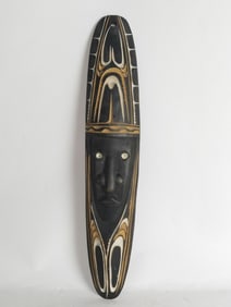 Papua New Guinea Carved Wood Mask