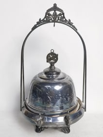 Vintage Fulton Silver Co. Silver Plated Butter Kee