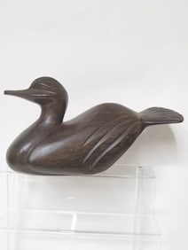 Hardwood Carved Duck