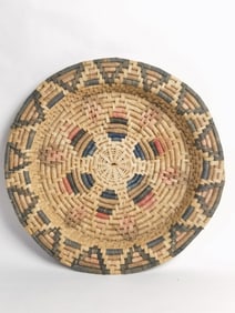 Vintage Native Americn Woven Plate