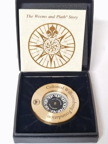 The Weems and Plath Story Foundation Brass Compass