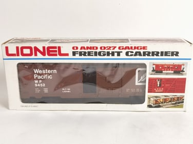 Lionel 0 and 027 Gauge Freight Carrier Western Pac