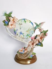 Vintage Bradford Exchange "Enchanted Garden" Sculp