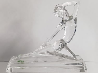 Vintage Italian Kristalcolor Lead Crystal Dancer