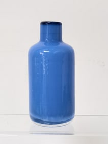 Blue Glass Bud Vase