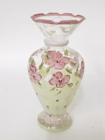 Vintage Fenton Floral Bud Vase