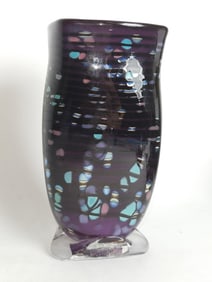 1997 D. Tate Art Glass Vase