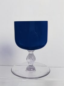 Vintage Era Glass Cobalt Blue Vase