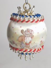 Vintage Decorated Christmas Ornament