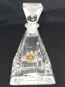 Vintage Royal Crystal Rock Italy Perfume Bottle
