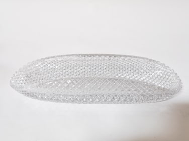 American Brilliant Cut Crystal Celery Dish
