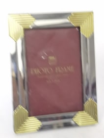 Vintage Gold/Silver Metal Photo Frame