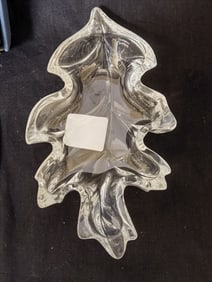 Vintage Marquis by Waterford Crystal Oak Leaf Dish