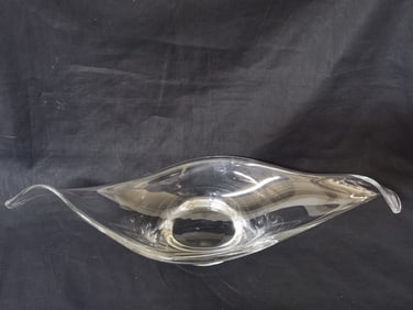 Vintage Cristallerie Lorraine France Crystal Cente