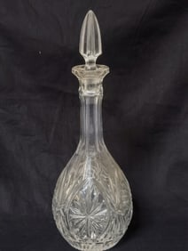 Vintage Cut Glass Decanter