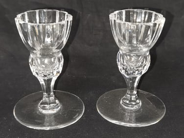 Pr. of Vintage Marquis by Waterford Crystal Candle