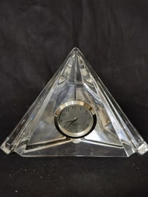 Vintage Lenox Crystal Table Clock