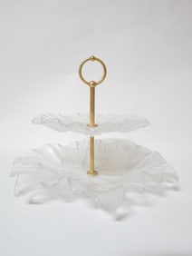 Mikasa Tulips Stain 2-Tier Server