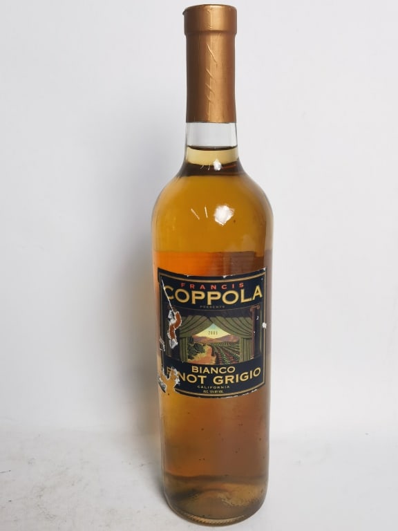 2005 Francis Coppola Bianco Pinot Grigio: 2005 Francis Coppola Bianco Pinot Grigio, 12.25in