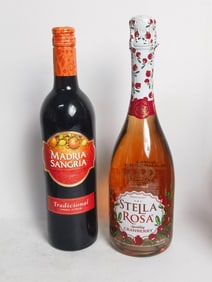 Madria Sangria and Stella Rosa Cranberry Sparkling