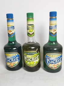 (3) Dekuyper Pucker Schnapps