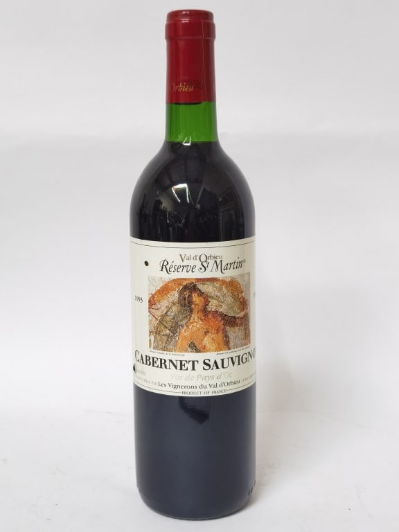 1993 Reserve St. Martin Cabernet Sauvignon: 1993 Reserve St. Martin Cabernet Sauvignon, 12in