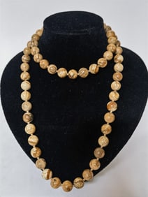 Natural Stone Bead Necklace