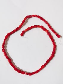 Red Coral Bead Beads