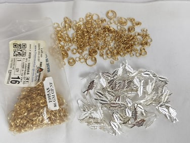 Group of Metal Jewelry Parts