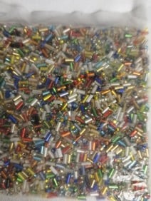 Pack of Silver Lined Beads