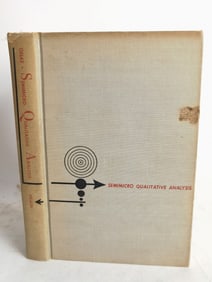 1950 Semimicro Qualitative Analysis