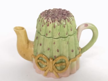 Vintage Khien Ceramic Asparagus Teapot