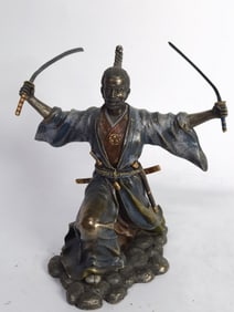 Japanese Samurai Warrior Sculpture