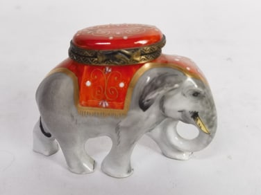 Vintage Retired Limoges France Emperial Elephant