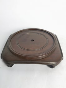 Large Chinese Wood Carved Stand