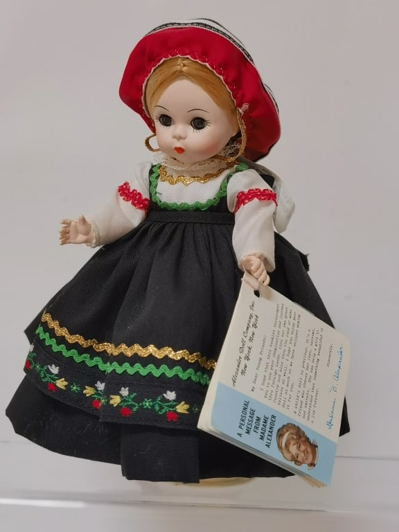 Vintage Alexander Doll Company "Finland" Doll: Vintage Alexander Doll Company "Finland" Doll, 8in