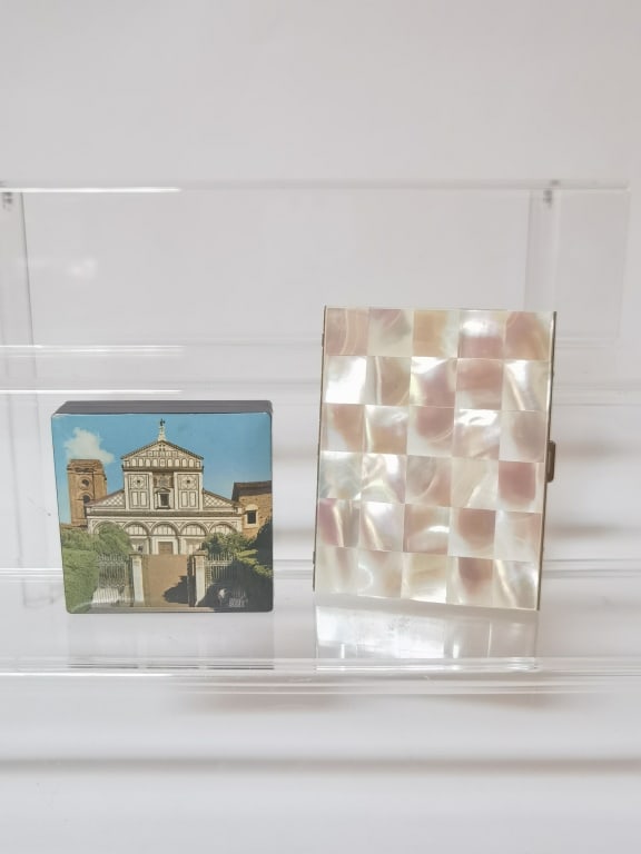 (2) Small Jewelry Boxes: (2) Small Jewelry Boxes, 4in