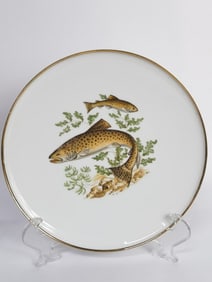 Vintage West Germany Bavaria Porcelain Fish Plate