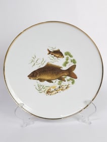 Vintage West Germany Bavaria Porcelain Fish Plate