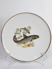 Vintage West Germany Bavaria Porcelain Fish Plate