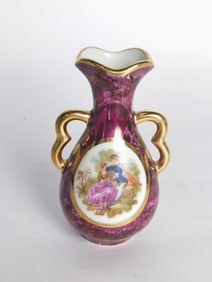 Vintage Limoges France Porcelain Vase