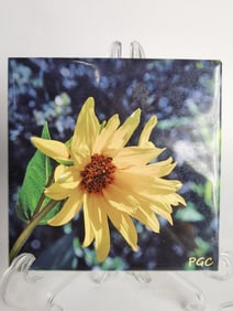 Signed PGC Sunflower Tile