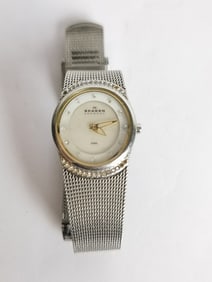 Vintage Skagen Woman's Stainless Steel Watch