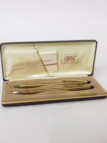 (2) Cross 10K Gold Filled Soft Tip Pens