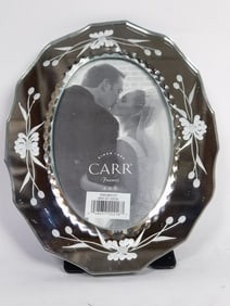 Carr Etched Glass Photo Frame
