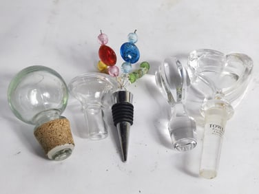 Group of Glass/Crystal Stoppers