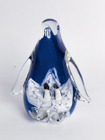 Vintage Murano Italy Art Glass Penguin
