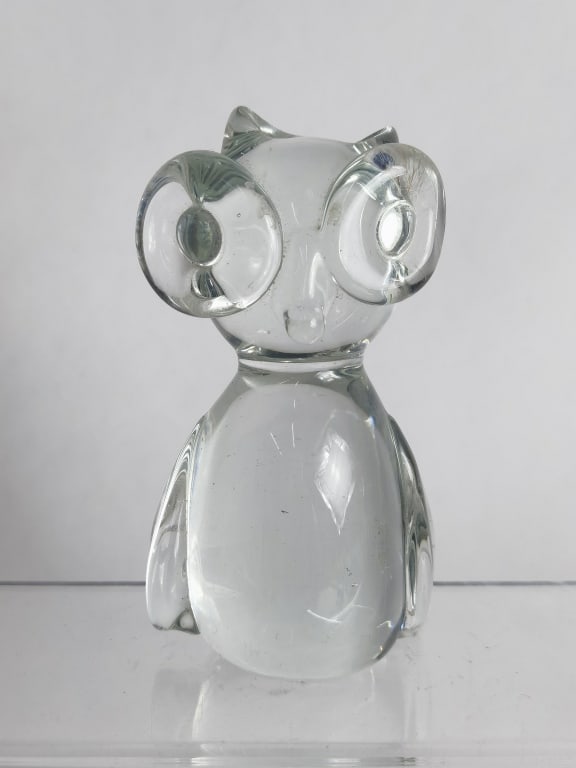 1996 Vintage Leoward Blue Glass Bird of Happiness (1 of 4)