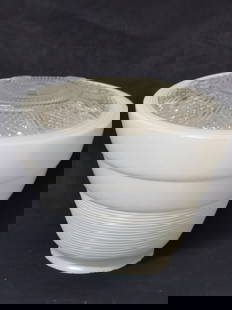 Vintage Heavy Milk Glass Lamp Shade: Vintage Heavy Milk Glass Lamp Shade, 7.25in by 8.25in